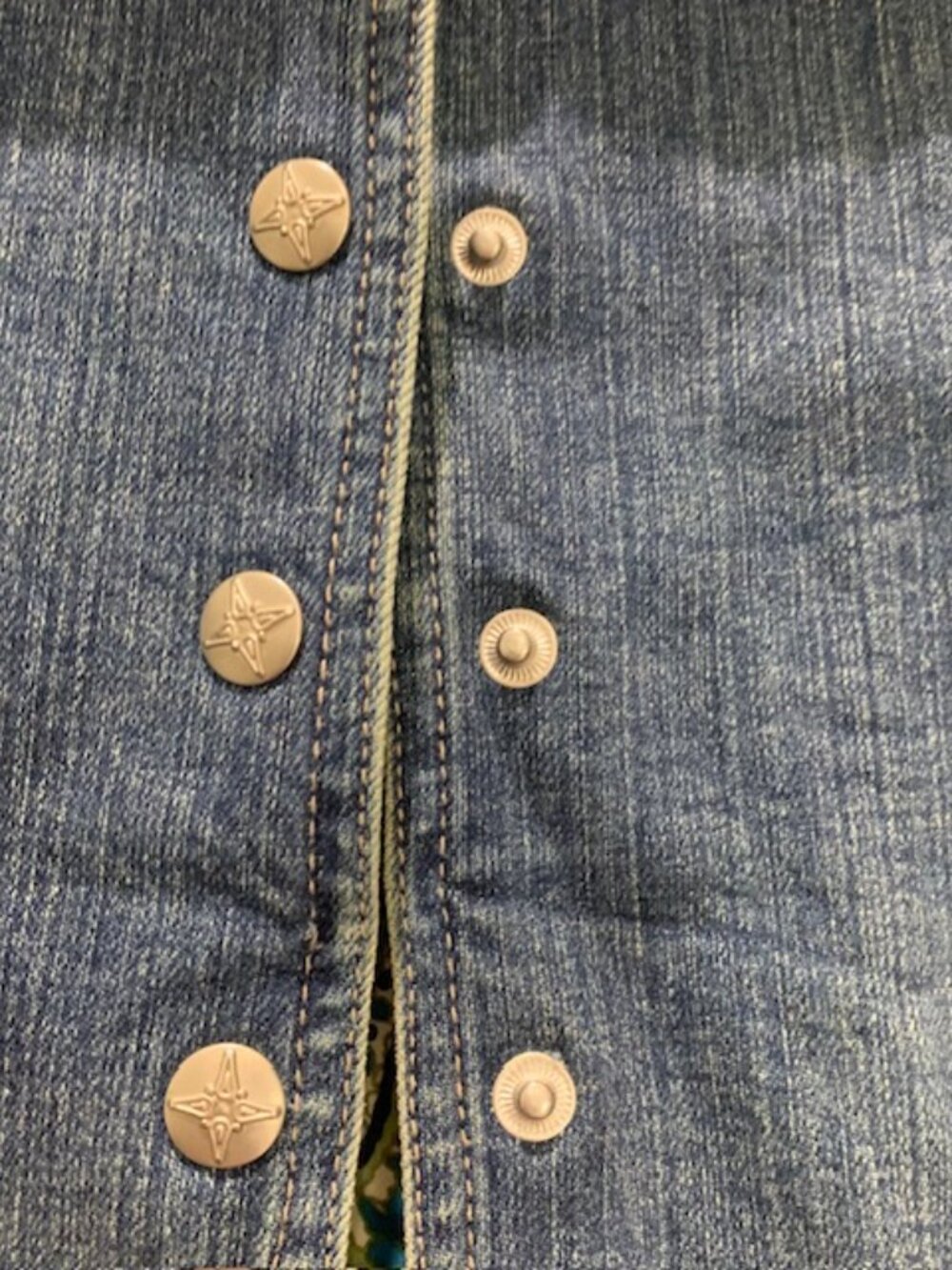 Christopher & Banks Jean Jacket Size Large - Picture 3 of 12